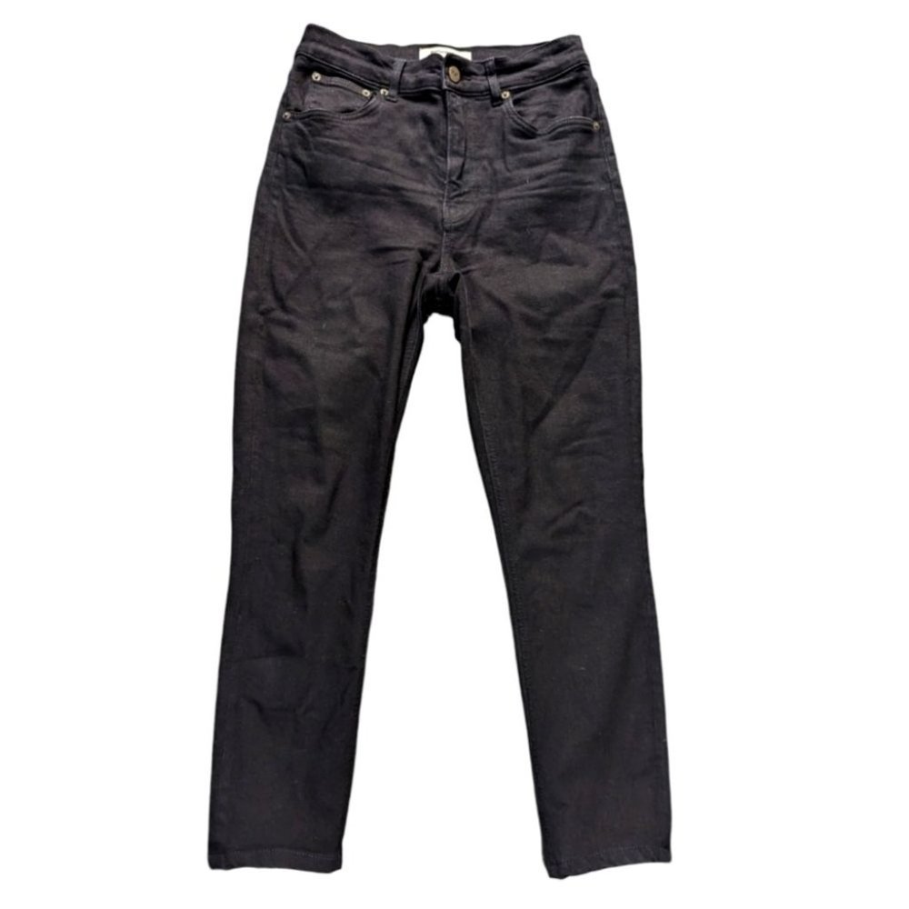 Reformation Black High Waisted Skinny Jeans - Women's Size 26 Petite